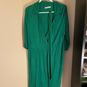 Old navy mock wrap dress 2x